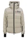 Moncler 'pramint' White Technical Nylon Down Jacket