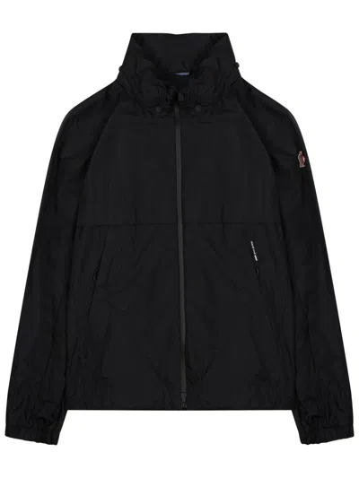 Moncler Negara High Collar Relaxed Fit Jacket In Black