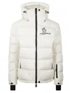 Moncler Isorno White Hooded Ski Down Jacket In White