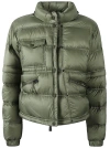 Moncler Multi Pocket Padded Jacket In Green