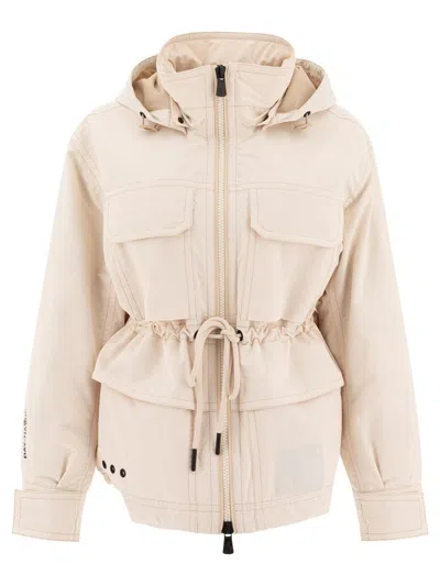 Moncler Grenoble Jackets In Neutral