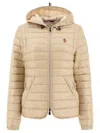 Moncler Karura 2-in-1 Hooded Short Down Jacket In Neutral