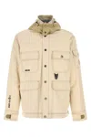 Moncler Doudoune Utilitaire En Coton Kelpius In Beige O Tan