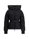 Moncler Grenoble Nisene Zip-up Belted Jacket In Black