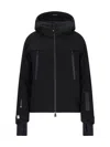 Moncler Chanavey Tech Padded Ski Jacket In Black