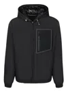 Moncler Bergun Reversible Down Jacket In Blue