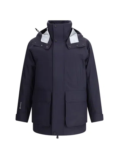 Moncler Grenoble Jackets In Blue
