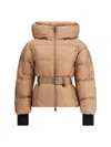 Moncler Nisene Short Down Jacket In Neutral