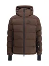 Moncler Isorno Ski Jacket In Brown