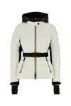 Moncler Bruche Quilted Nylon Down Jacket In White
