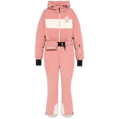 Moncler Grenoble Jumpsuits In Pink