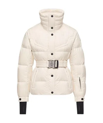 Moncler Grenoble Karashi Belted Down Jacket In White