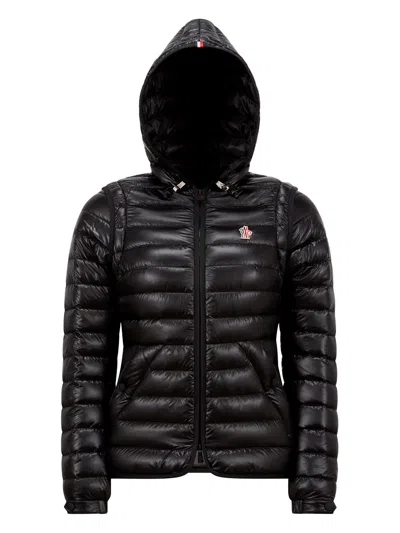 MONCLER GRENOBLE KARURA 2-IN-1 HOODED SHORT DOWN JACKET