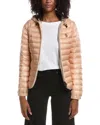 Moncler Grenoble Karura Short Transformable Down Jacket Pink In Neutral