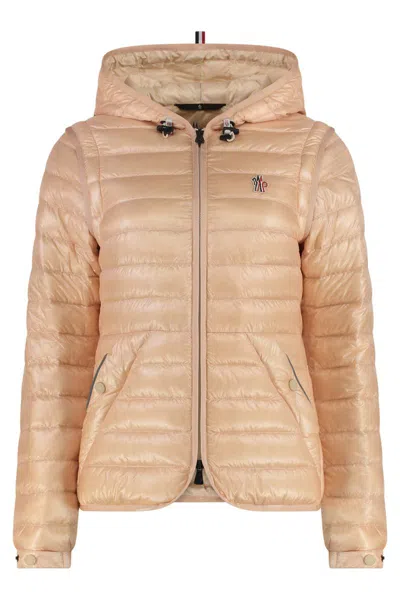 Moncler Grenoble Karura Short Down Jacket In Pink