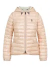 Moncler Grenoble Karura Short Transformable Down Jacket Pink In Neutral
