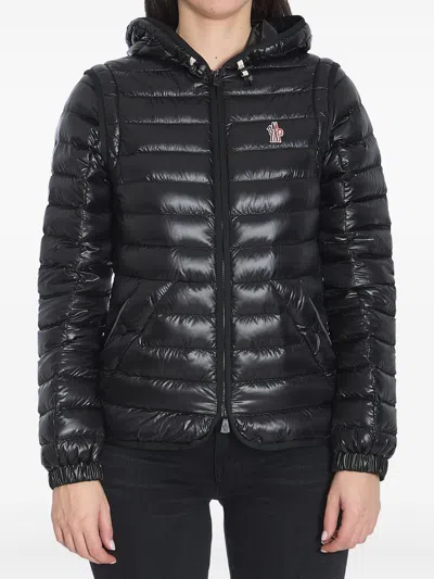 Moncler Grenoble Karuras Short Down Jacket In Black