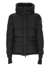 Moncler Grenoble Kasanka Hooded Down Ski Jacket Clothing In Black
