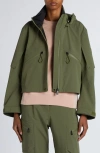 Moncler Grenoble Kibira Water Repellent Jacket In Russian Olive