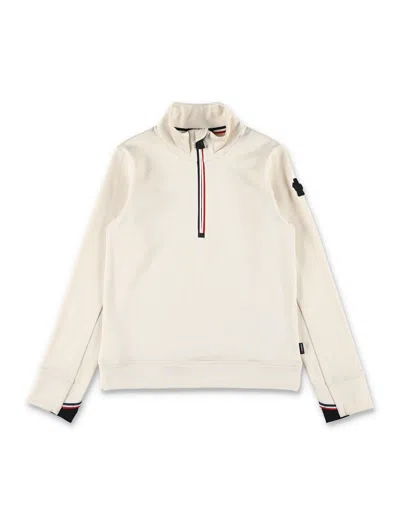 Moncler Grenoble Kids Polartec® Half-zip Top In White