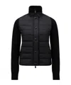 Moncler Logo-patch Padded-panel Jacket In Black