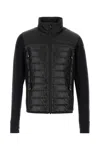 Moncler Zip Up Cardigan-xl Nd  Grenoble Male In Black