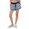 Moncler Grenoble Ladies Abstract Printed Shorts - Bright Blue In Blue