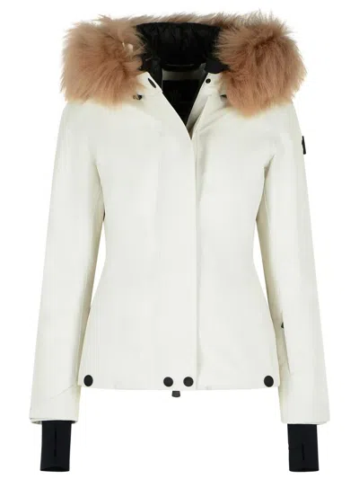 MONCLER MONCLER GRENOBLE LAPLANCE GORE-TEX SKI DOWN JACKET WITH SHEARLING HEM