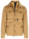 MONCLER MONCLER GRENOBLE LECH' BEIGE COTTON DOWN JACKET