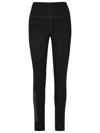 Moncler Technical Jersey Leggings In Black