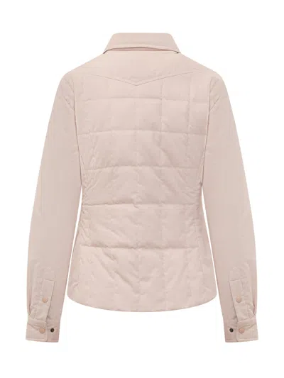 Moncler Grenoble Lightweight Mini Jacket With Artistic Pockets In Rosso