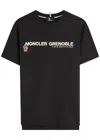 Moncler Midnight Blue Stretch Cotton T-shirt