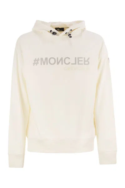 MONCLER MONCLER GRENOBLE LOGO COTTON HOODIE