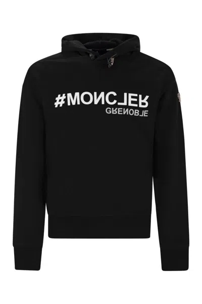 MONCLER MONCLER GRENOBLE LOGO COTTON HOODIE