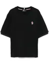 Moncler Patch With Logo T-shirt In Black