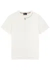 Moncler Men's Ss T-shirt In Off White