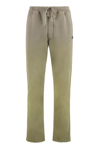 MONCLER MONCLER GRENOBLE LOGO DETAIL COTTON TRACK-PANTS