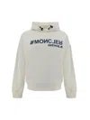 MONCLER MONCLER GRENOBLE LOGO DETAILED DRAWSTRING HOODIE