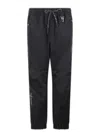 MONCLER MONCLER GRENOBLE LOGO EMBOSSED DRAWSTRING TRACK PANTS