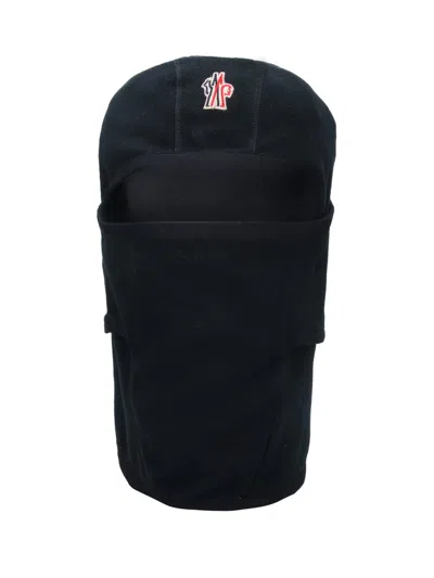 Moncler Grenoble Logo Patch Balaclava In Black