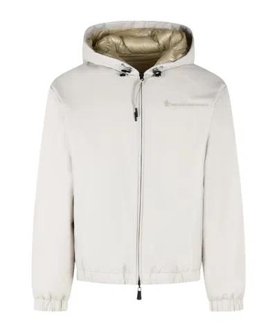 Moncler Grenoble Logo Patch Reversible Jacket In White