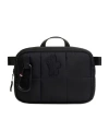 Moncler Grenoble Logo Patch Zip-up Shoulder Bag In Black
