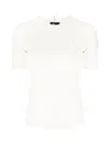 Moncler Grenoble Logo Print Stretch Jersey T-shirt In White