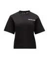 Moncler Grenoble Logo Printed Crewneck T-shirt In Black