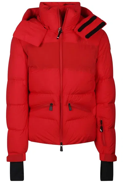 Moncler Grenoble Puffer Down Jacket In Red