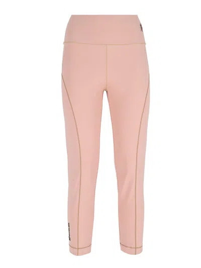 MONCLER MONCLER GRENOBLE LOGO TRACK PANTS, IN PINK NYLON