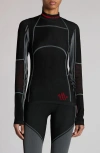 Moncler Long-sleeve Base Layer T-shirt In Black