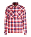 Moncler Grenoble Long Sleeved Check Patterned Jacket In Multi