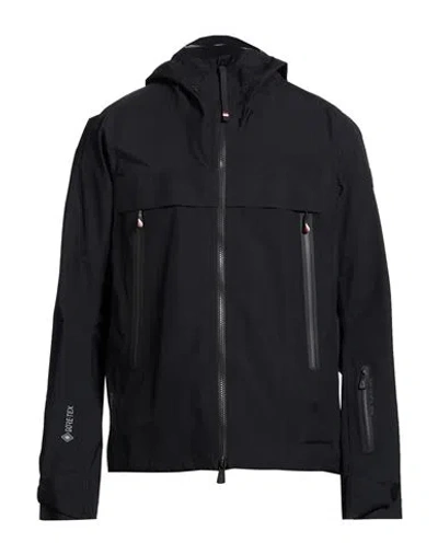 Moncler Grenoble Man Jacket Black Size 3 Polyester, Gore-tex