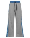Moncler Grenoble Man Pants Grey Size Xl Cotton, Polyamide
